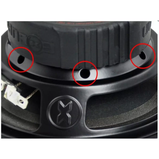 Excursion SHX-5M średnio-niskotonowe głośniki samochodowe (mid-woofery) o średnicy 130mm - 3ohm, 75/200W, 91dB, 55-10000Hz, 2-drożne zwrotnice, głęb.